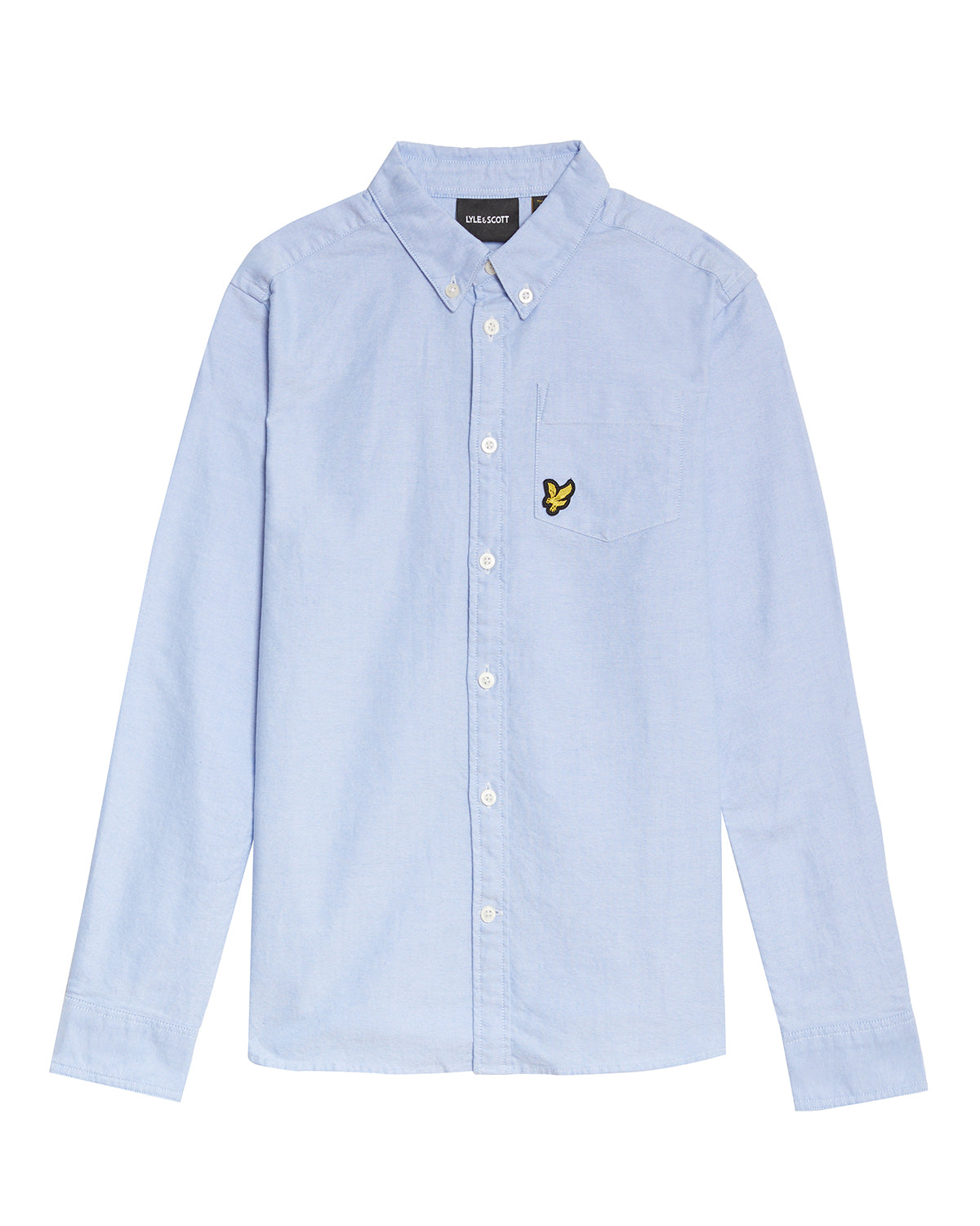 LYLE & SCOTT Oxford Skjorte Lysblå