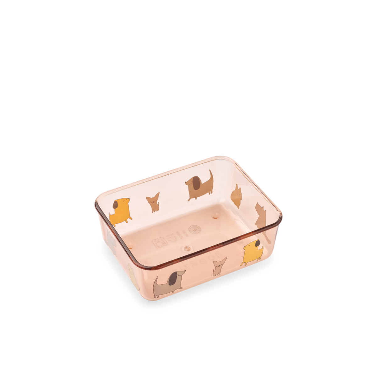 LIEWOOD Ako Tritan Snackbox,Cats and Dogs Sand