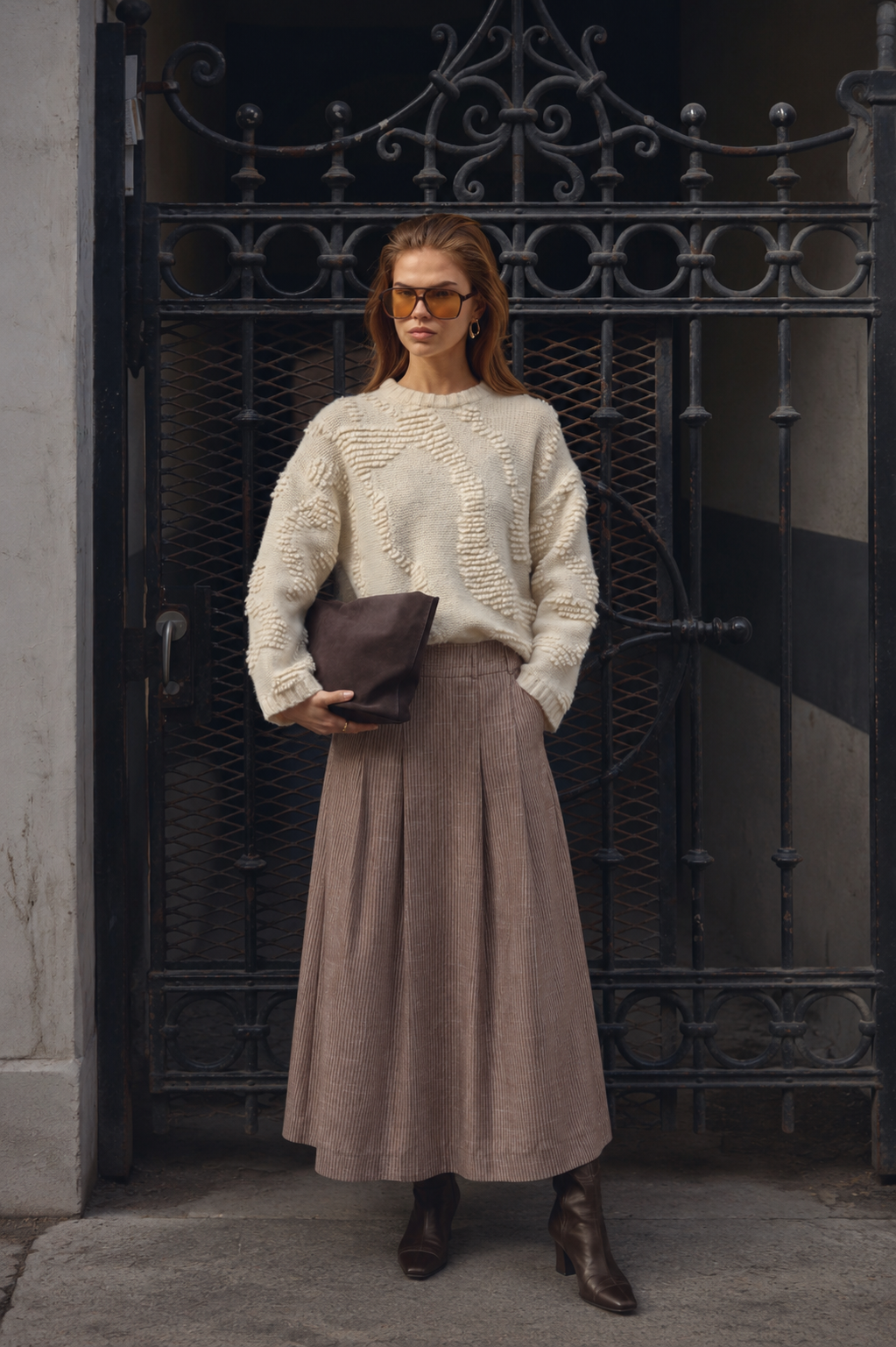CO´ COUTURE Jiho Anya Pleat Skirt