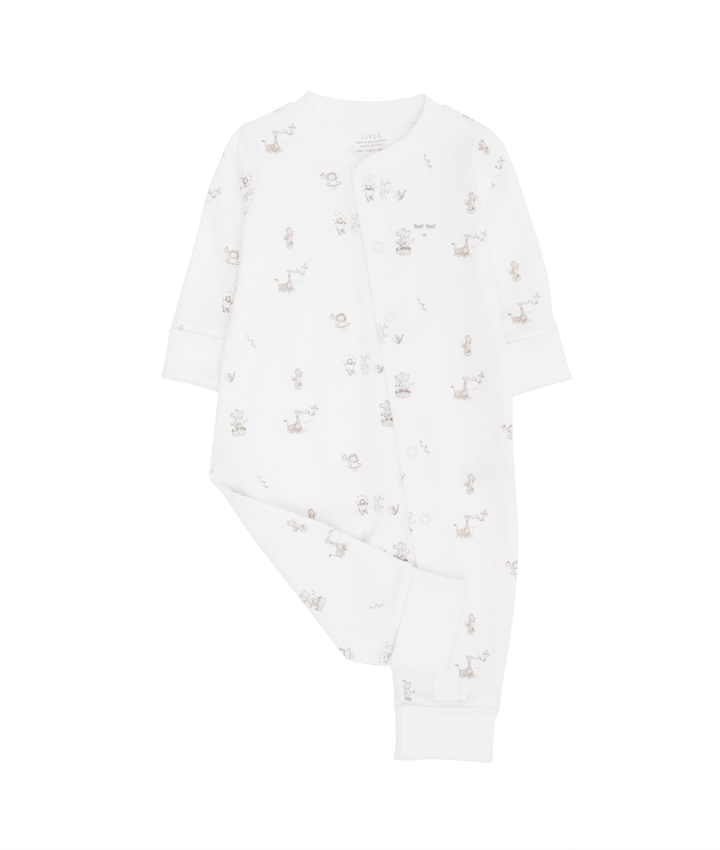 LIVLY Celebration Parade Overall Hvit - Farmor Ingvarda