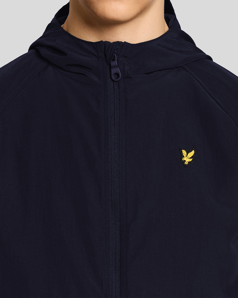 LYLE & SCOTT Hooded Windbreaker Jacket Mørkeblå - Farmor Ingvarda