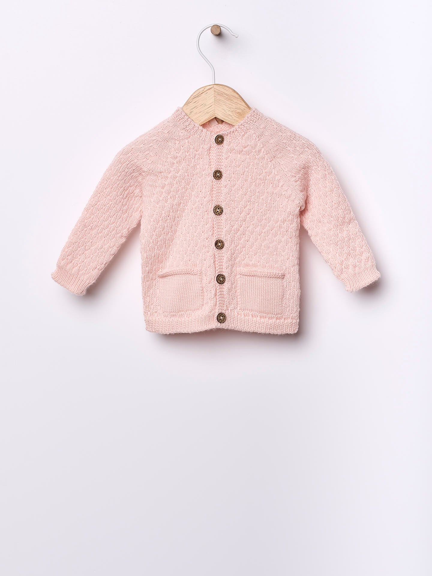 WEDOBLE Strikket jakke,Ull Lys Rosa