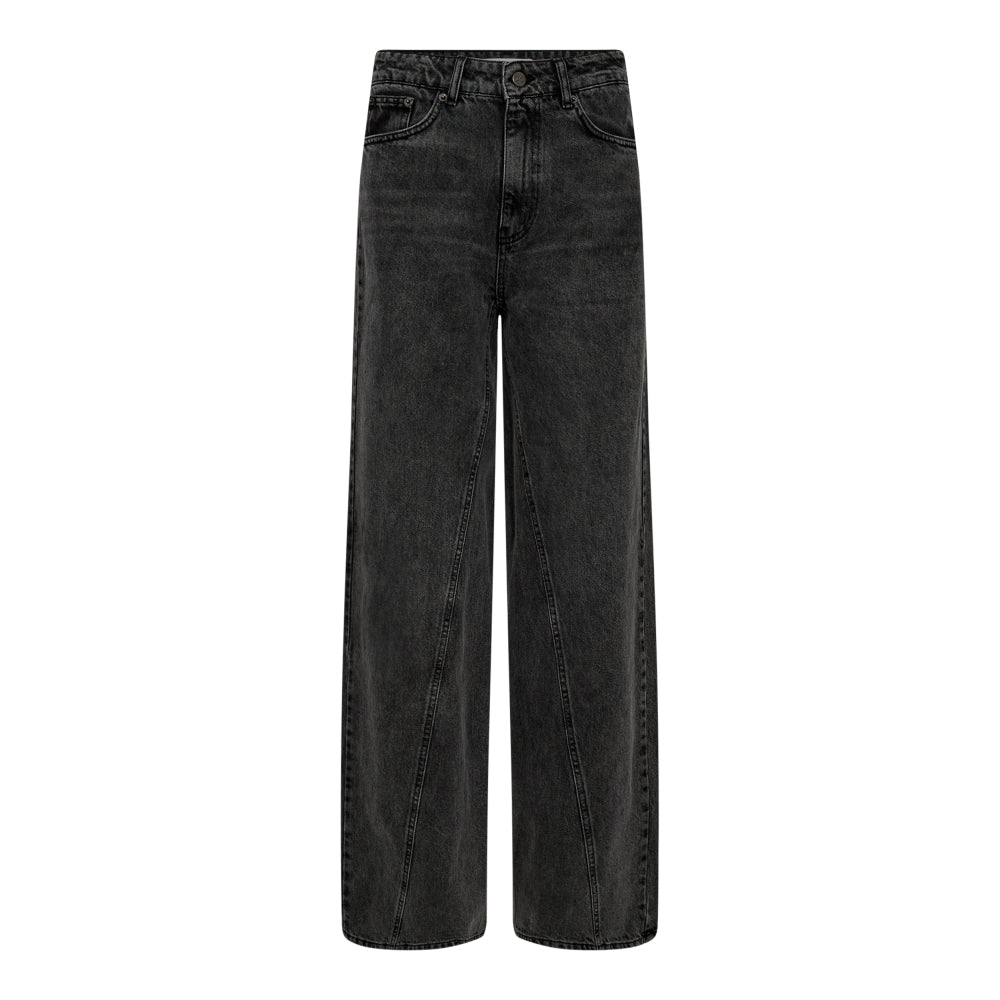 CO´ COUTURE Vika Wide Seam Jeans Sort