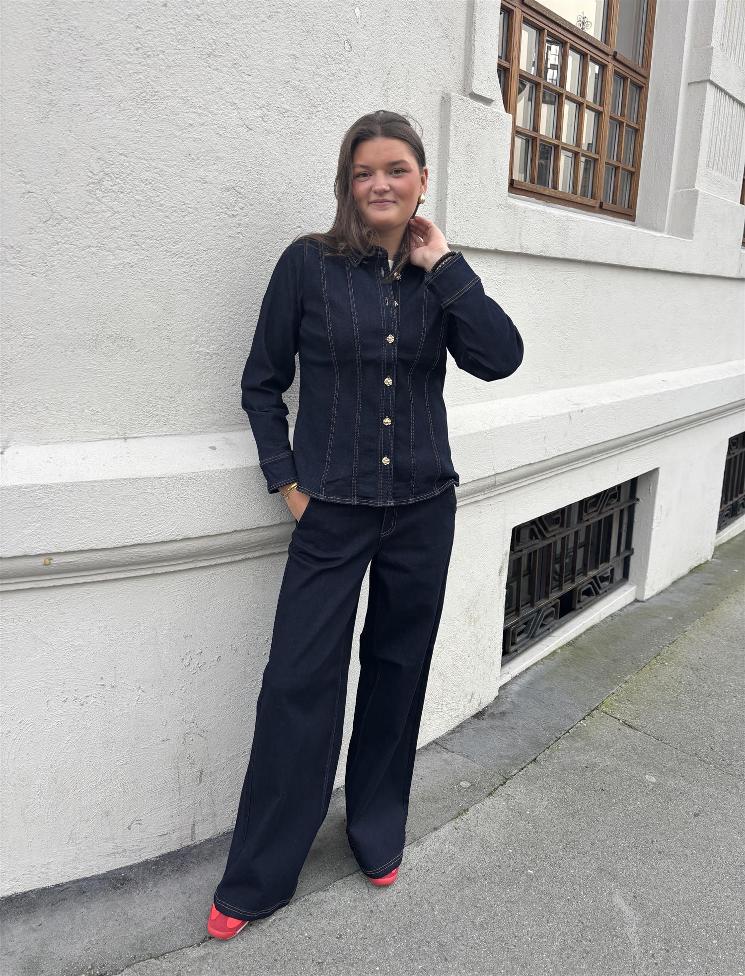 CULTURE Bobbie Denim Shirt - Farmor Ingvarda