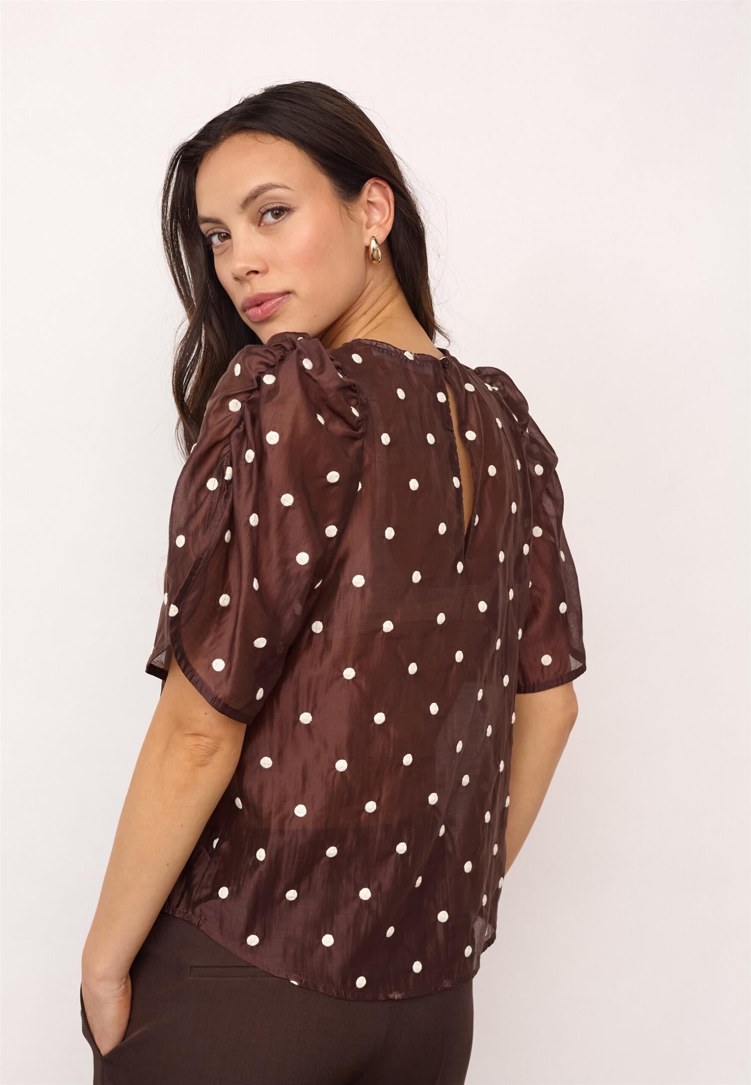 CO´ COUTURE Dita Dot Blouse