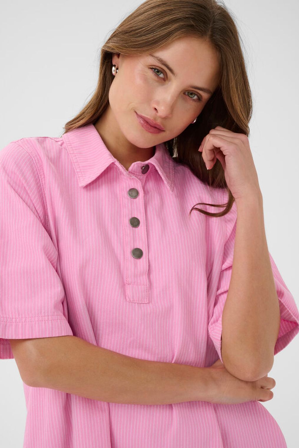 CULTURE Ayna Dress Pink - Farmor Ingvarda