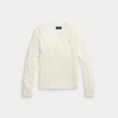 RALPH LAUREN 8-16År Genser m/flettestrikk,Jente