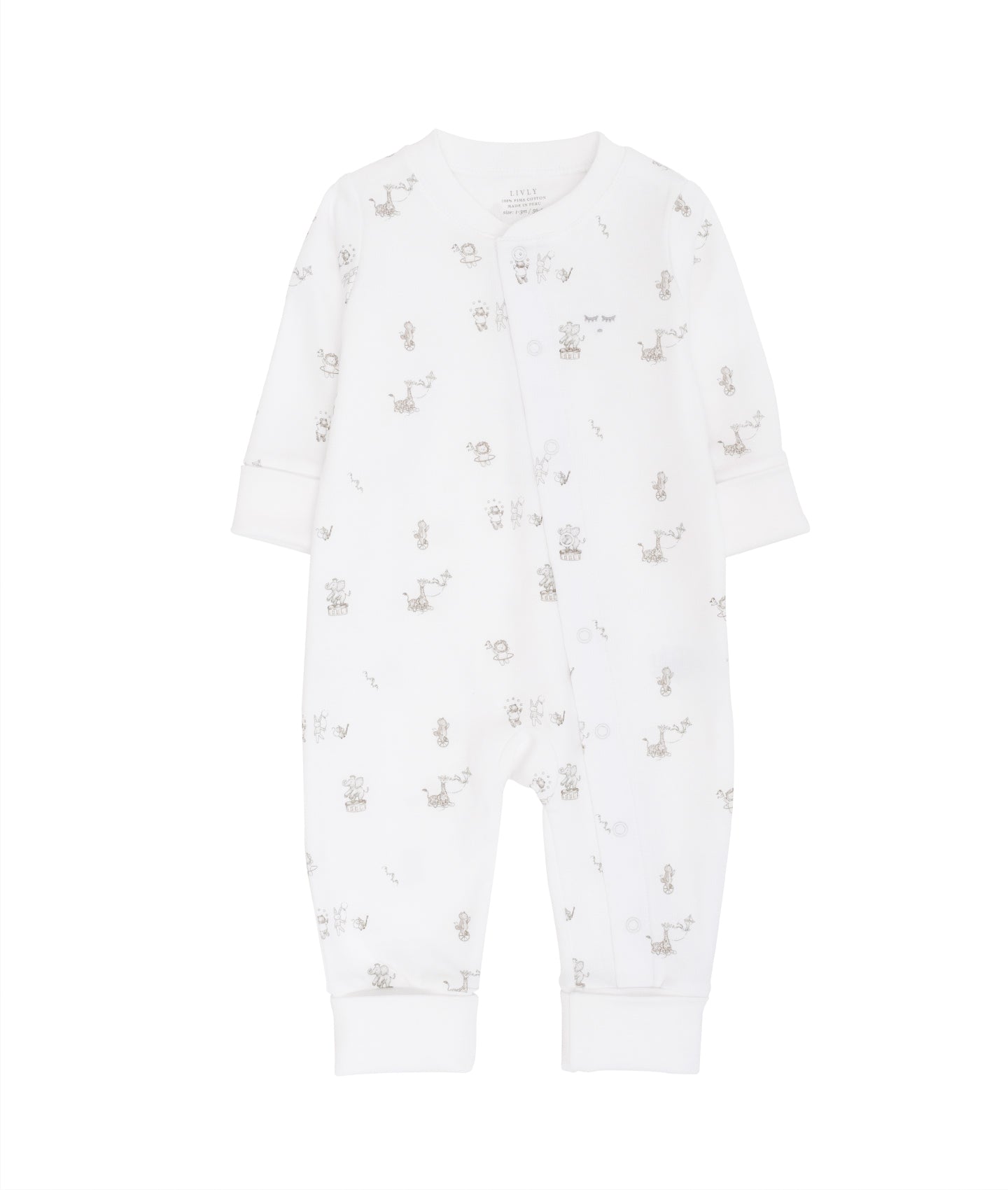 LIVLY Celebration Parade Overall Hvit - Farmor Ingvarda