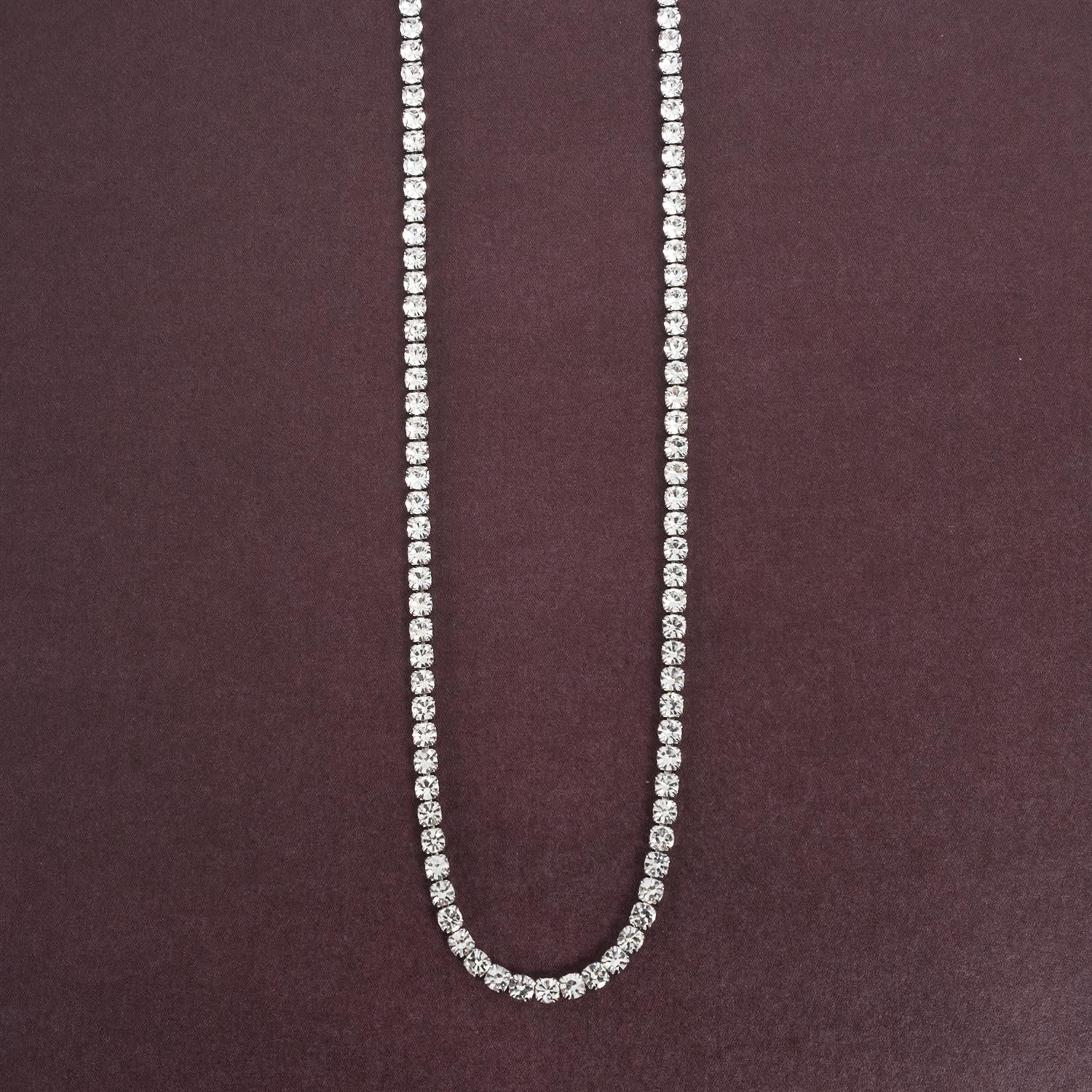 TONE DAMLI by A & C Dancing Queen kort kjede, Sølv Sølv