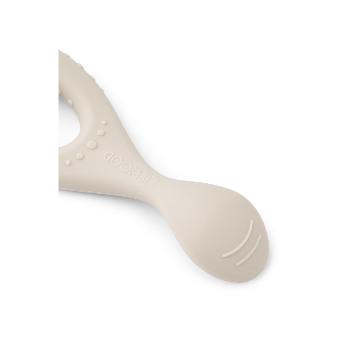 LIEWOOD Liva Silicone spoon 4 pk. Sand Mix