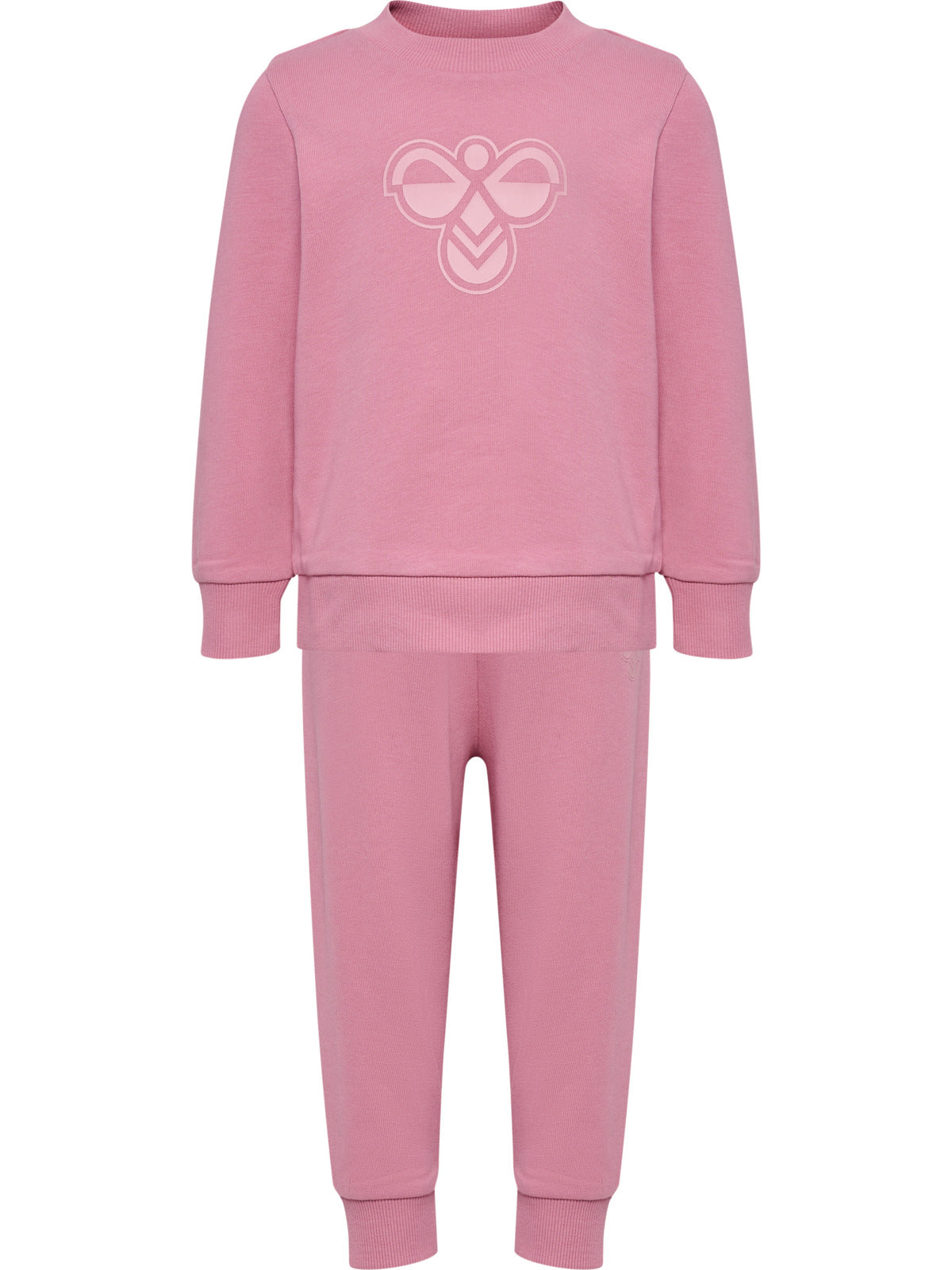 HUMMEL 0-4ÅR Jersey Crewsuit Bee Rosa