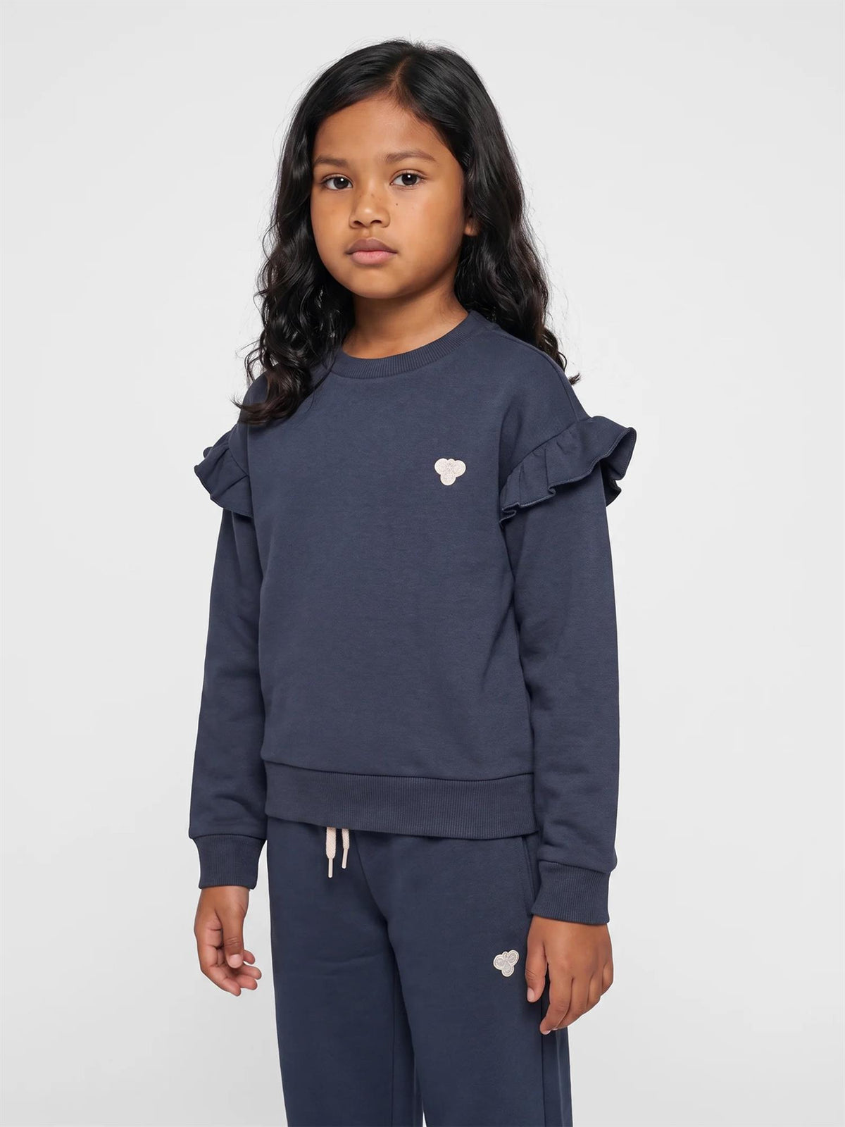 HUMMEL 4-10ÅR Loose Flair Sweatshirt Jr Blå
