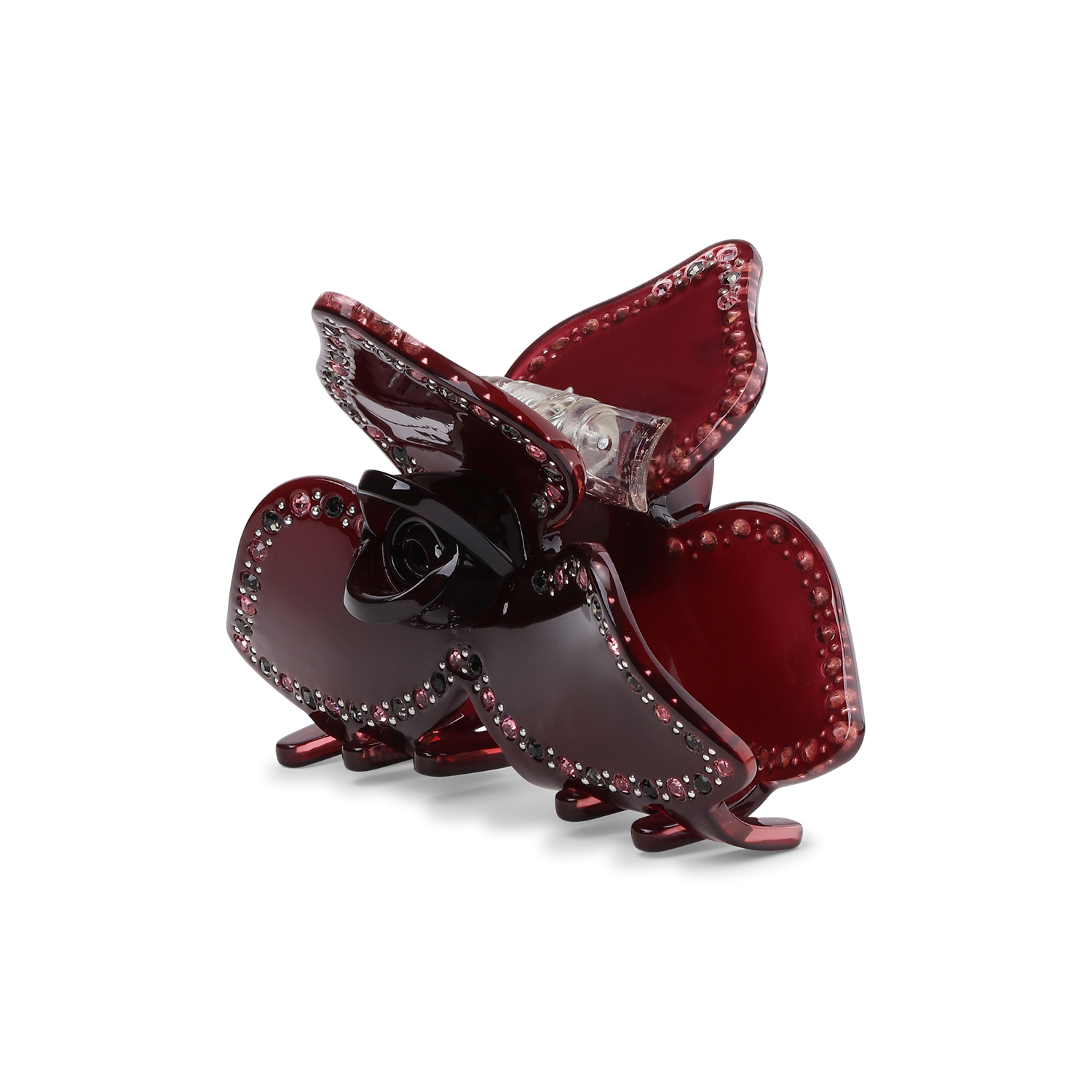 SUI AVA Polly Harvest Middle Hair Claw Burgundy