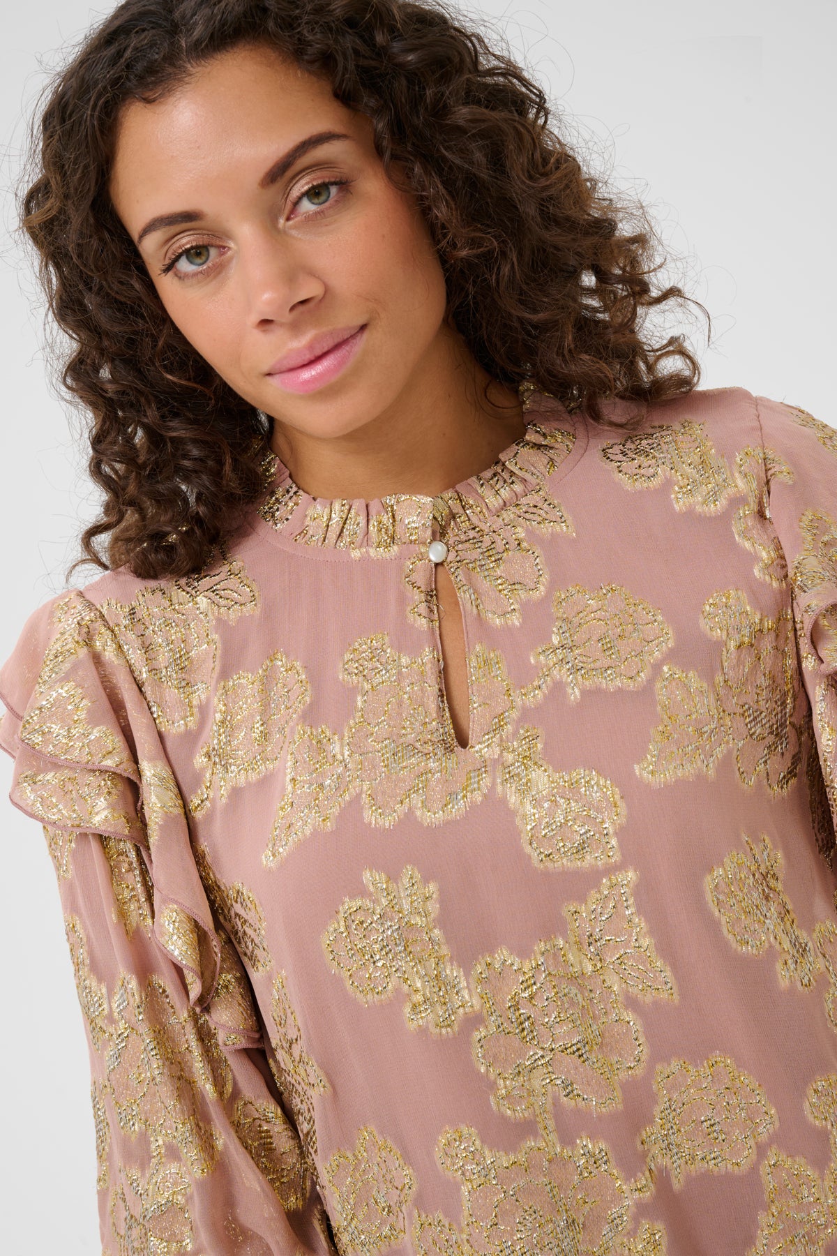 CULTURE Floi Blouse Gammelrosa