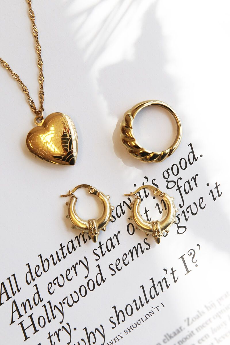 My Jewellery Chunky earrings gold