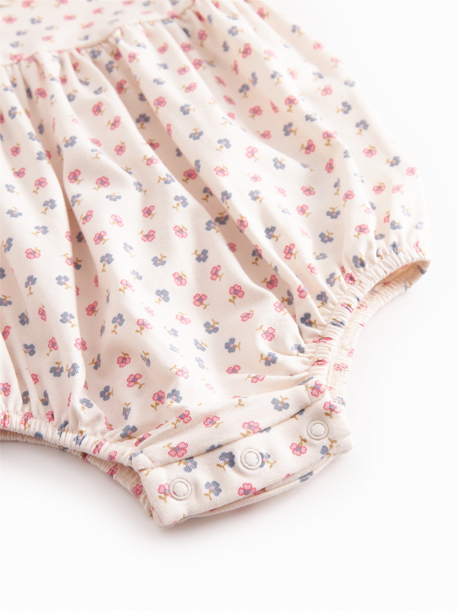 MARMAR COPENHAGEN 0-3ÅR Reba Body m/rysjekrage Blomstret - Farmor Ingvarda