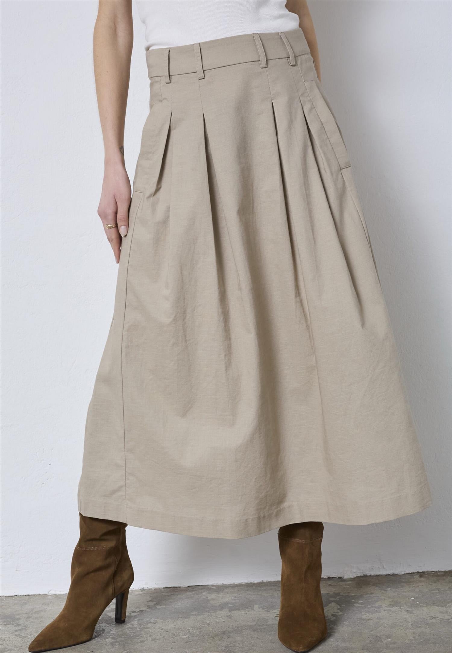 CO´ COUTURE Leila Anya Pleat Skirt