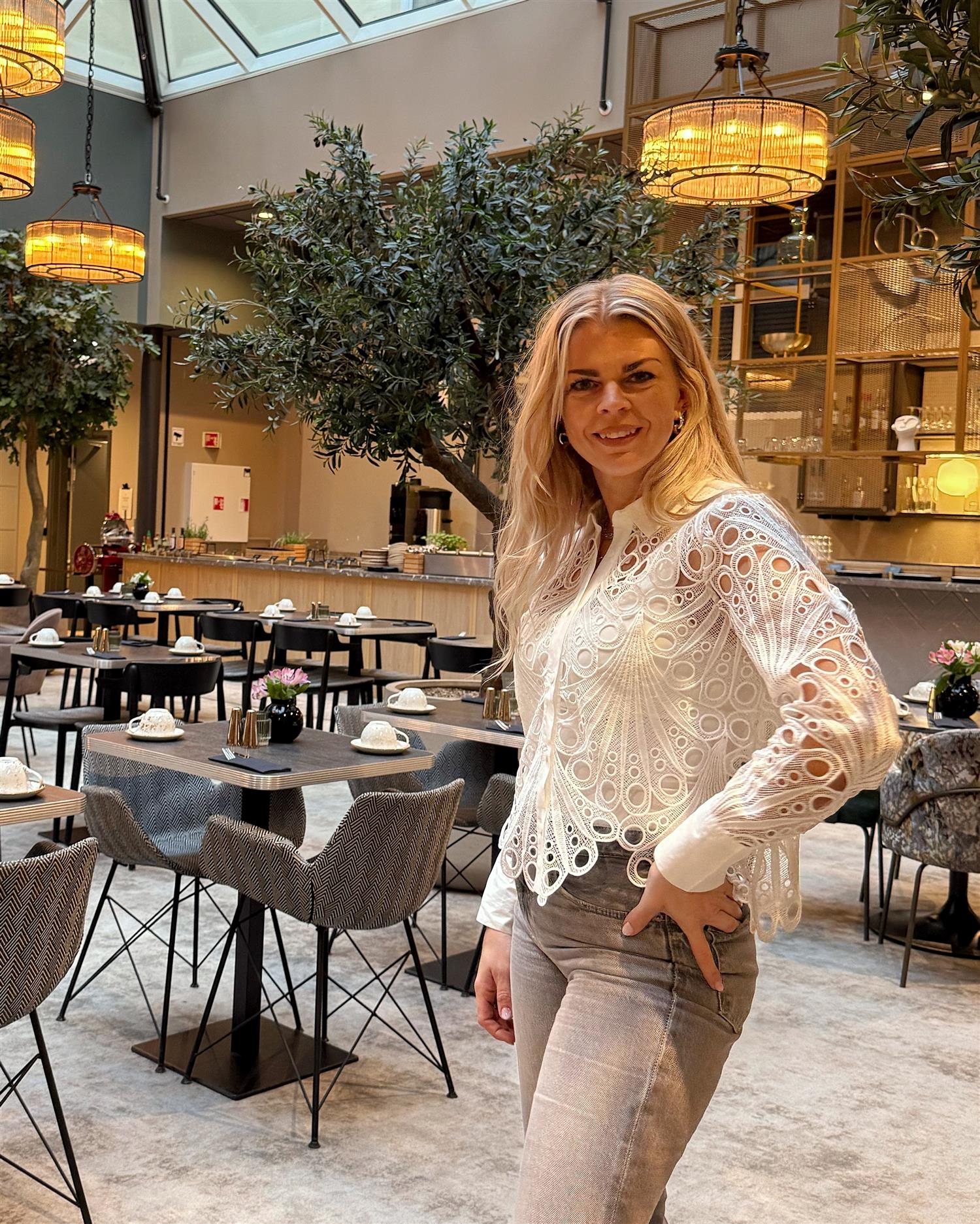 SAINT TROPEZ Jiliana Shirt Hvit