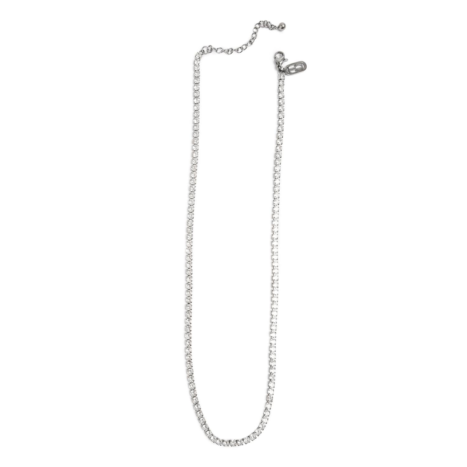 TONE DAMLI by A & C Dancing Queen kort kjede, Sølv Sølv