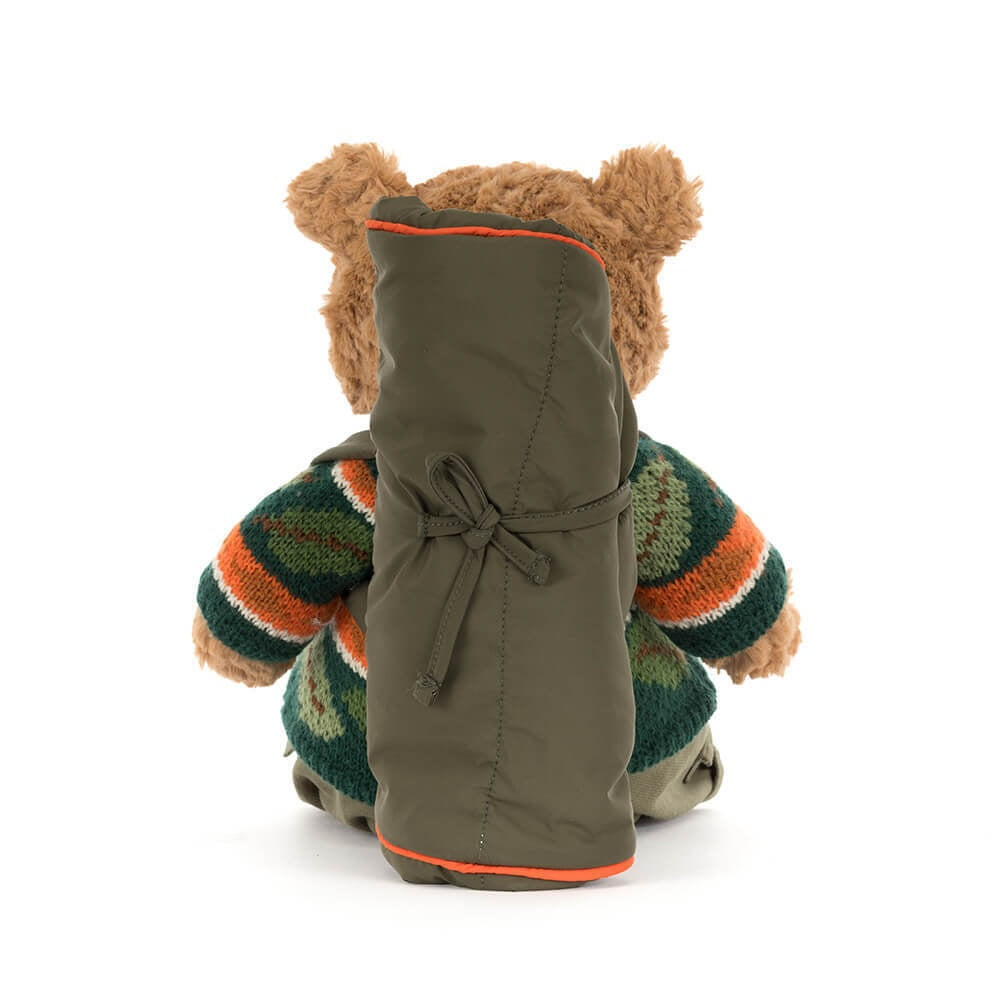 JELLYCAT Bartholomew Bear Hiking Outfit