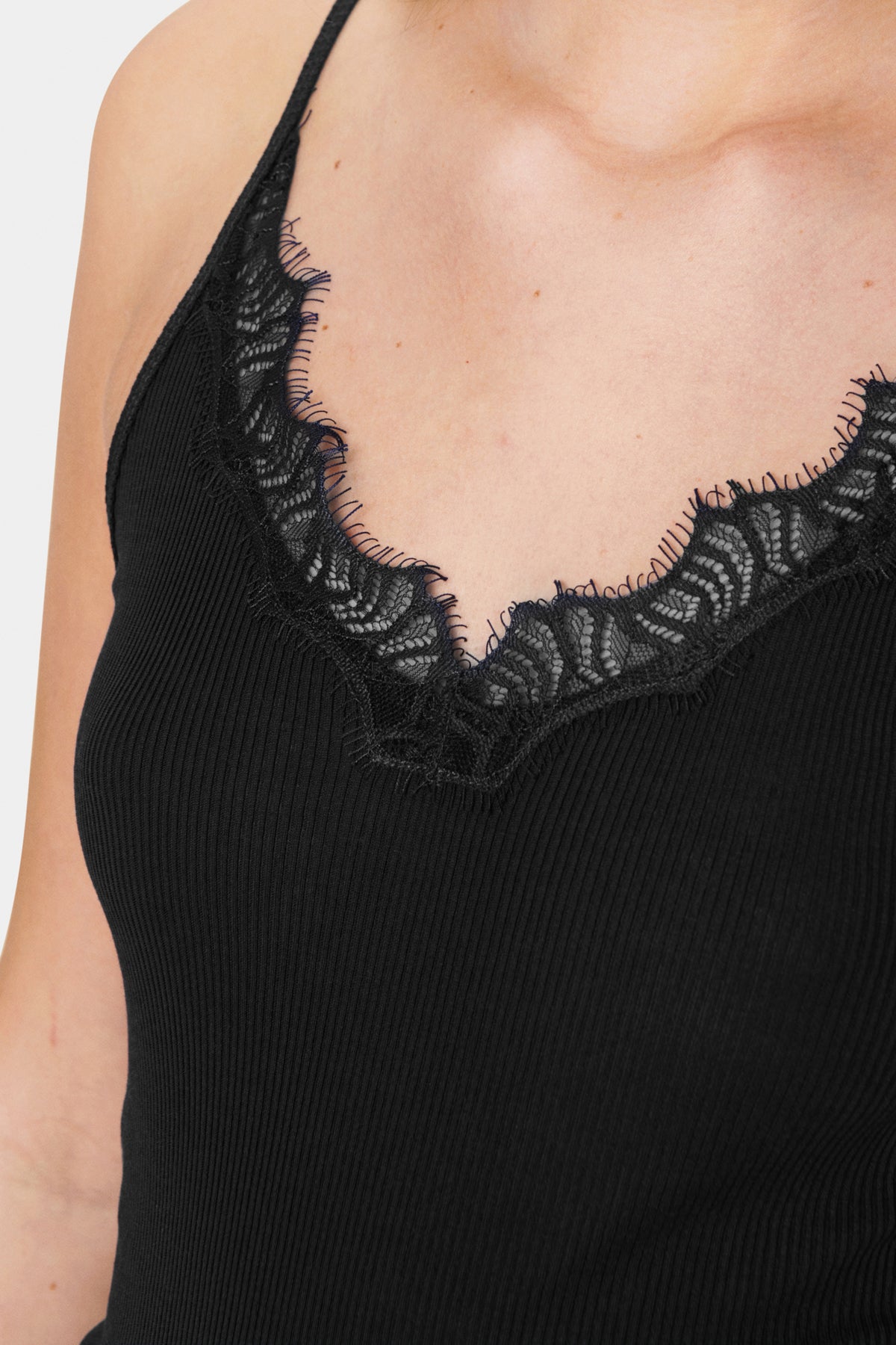 SAINT TROPEZ Maya strap top Ice