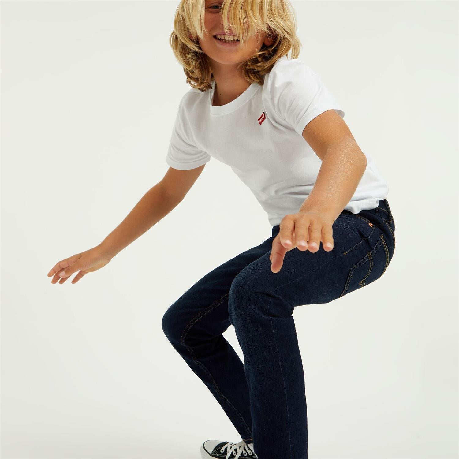 LEVIS 4-14ÅR 512 Slim taper Blå - Farmor Ingvarda