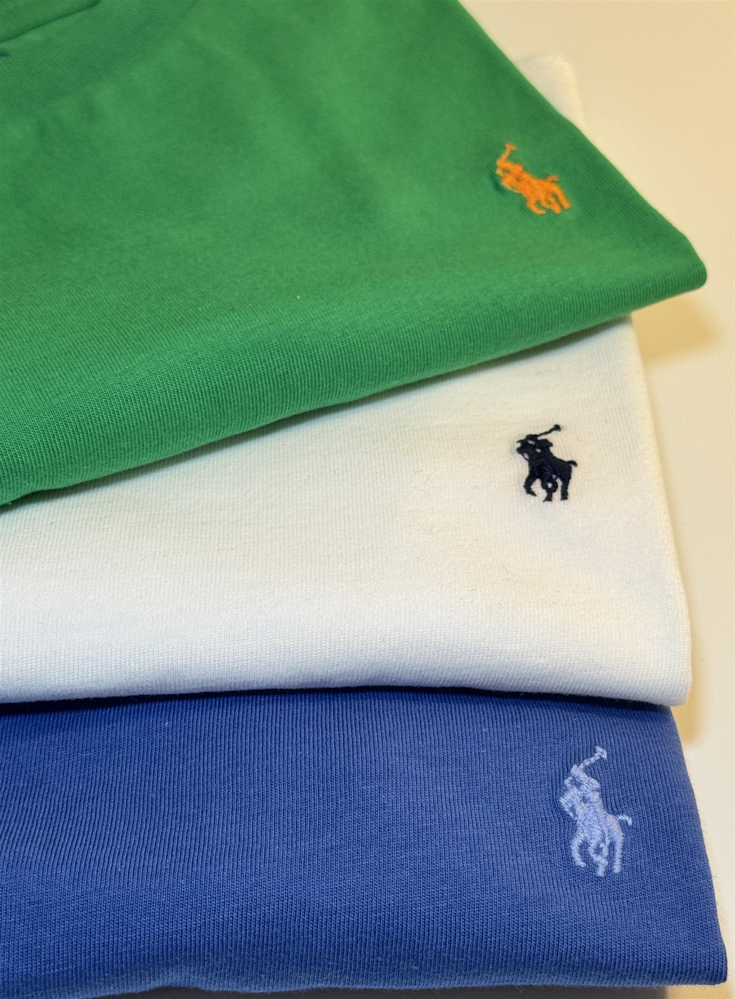 RALPH LAUREN 2-7År SS CN T-shirt Hvit