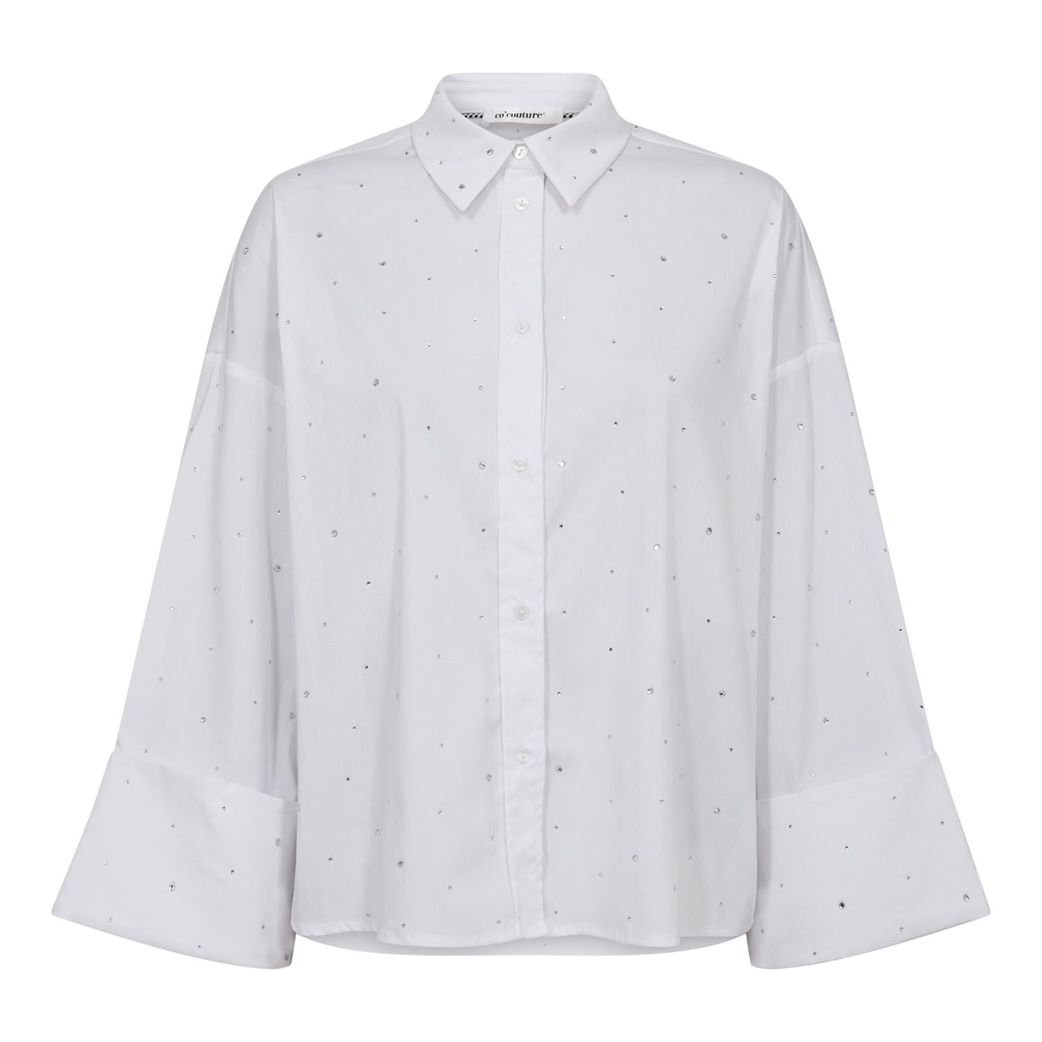 CO´ COUTURE Leni Wide Cuff Stone Shirt