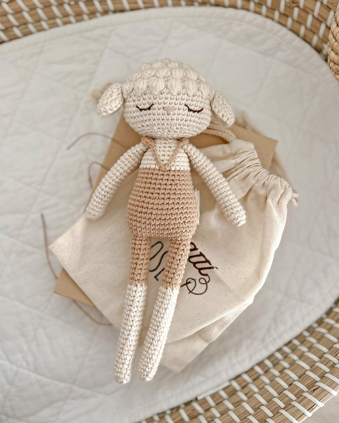 PATTI OSLO Kosedyr,Lam m/badedrakt Beige