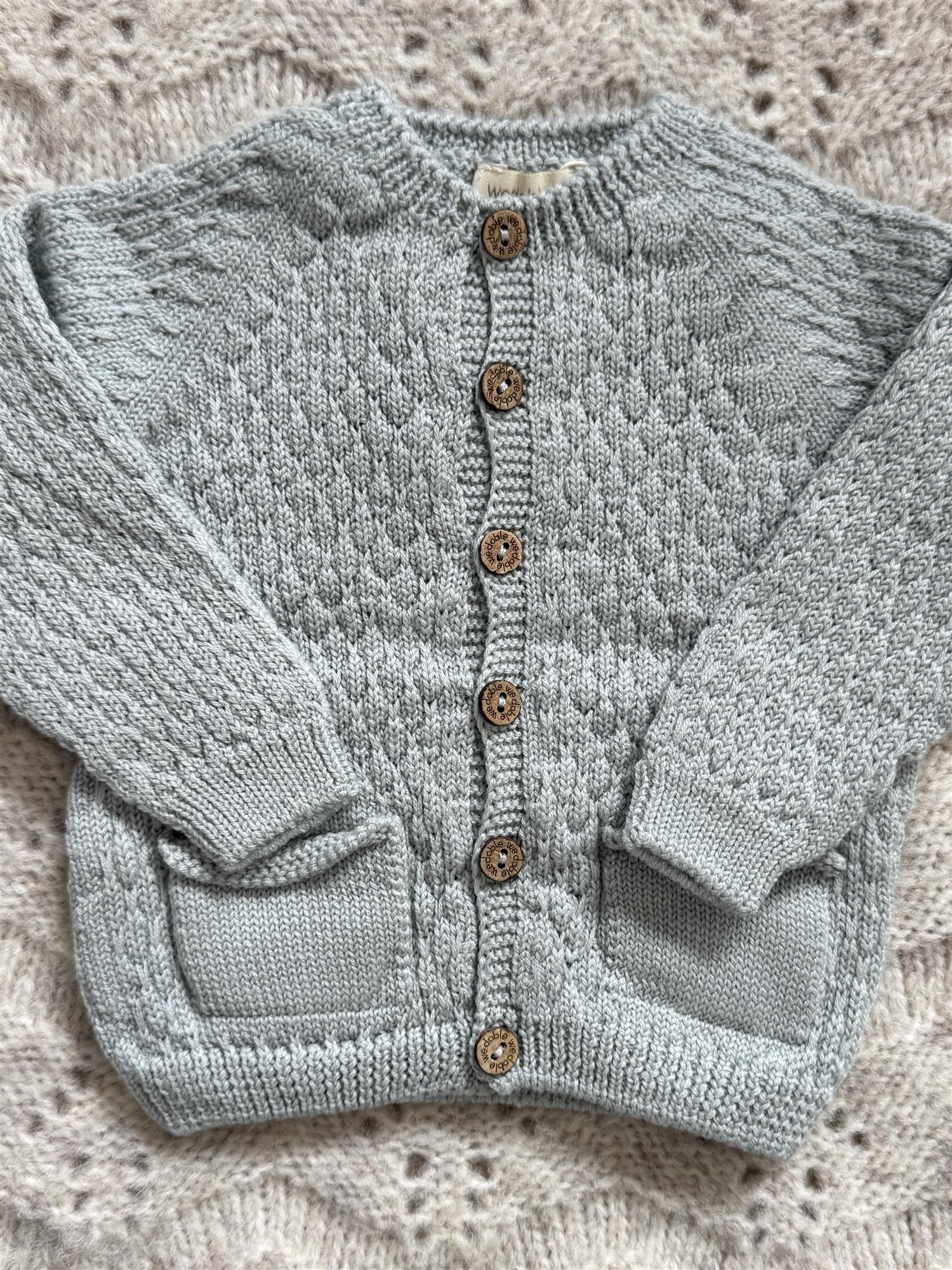 WEDOBLE Strikket jakke,Ull Mintblå