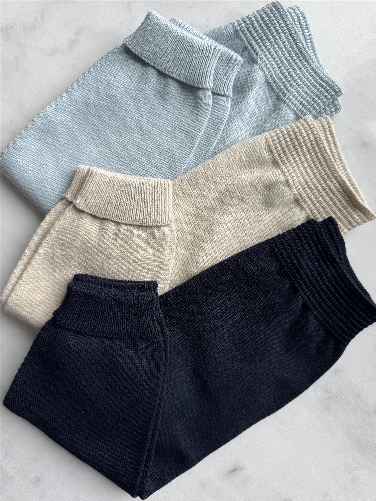 WEDOBLE Strikket bukse Dus Blå