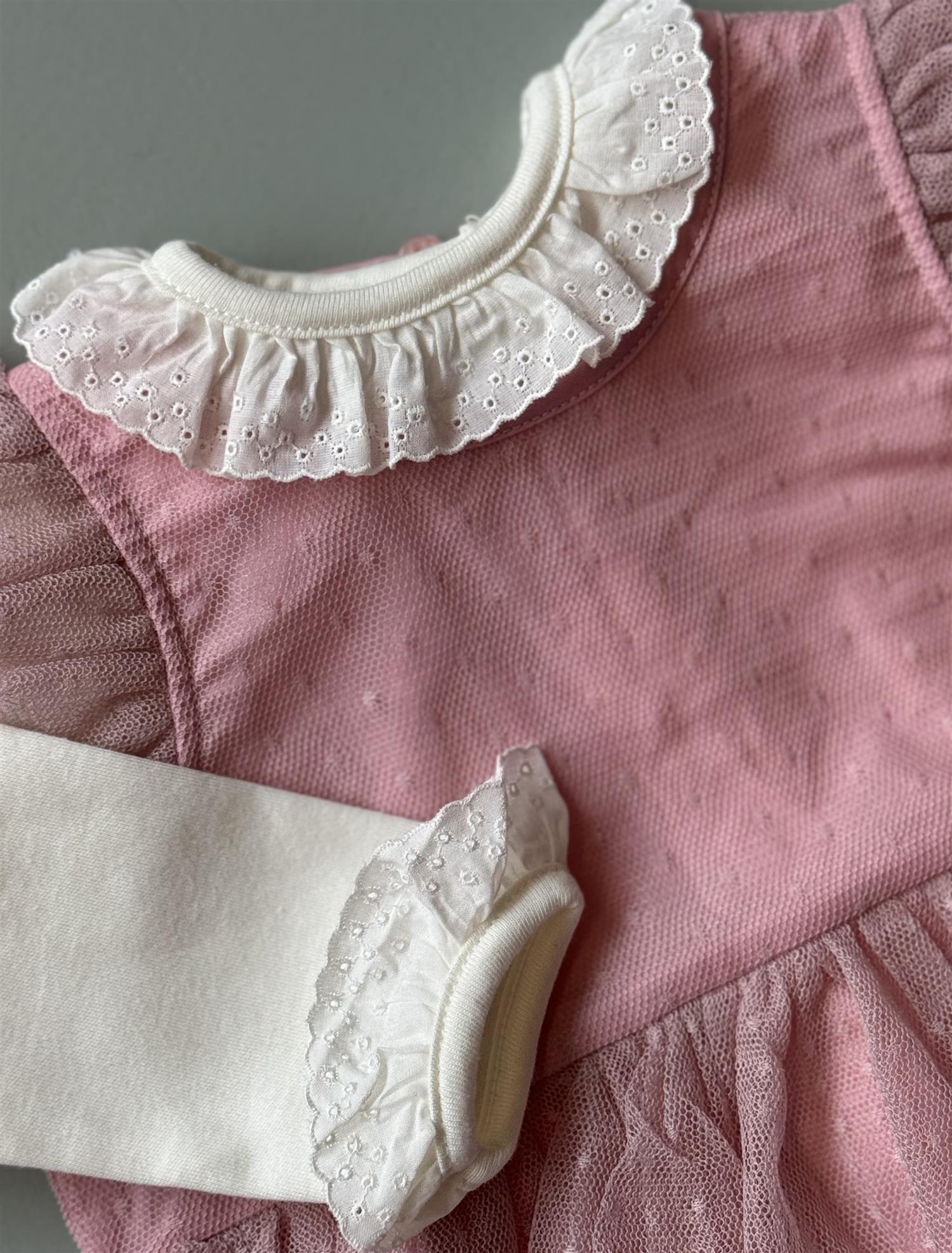 BABIDU 1191 Body m/krem blondekrage Offwhite