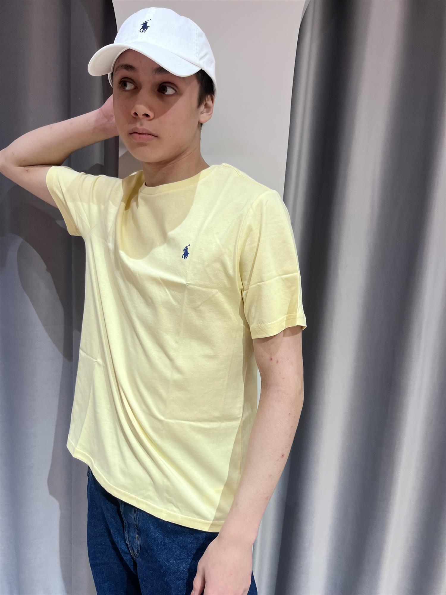 RALPH LAUREN 8-16År T-skjorte liten logo Gul