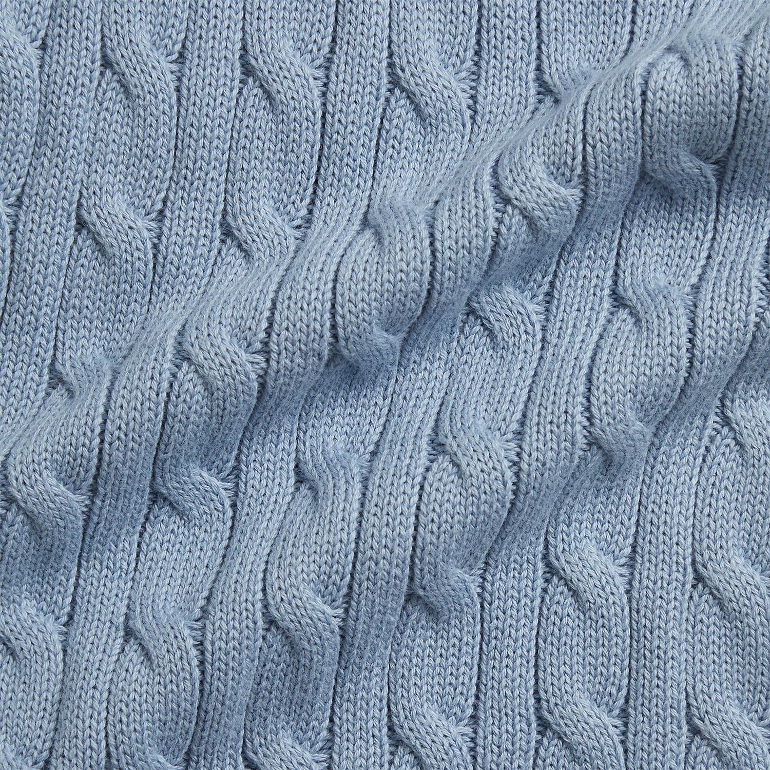 RALPH LAUREN Baby 0-24mnd. Strikket Romper m/fletter