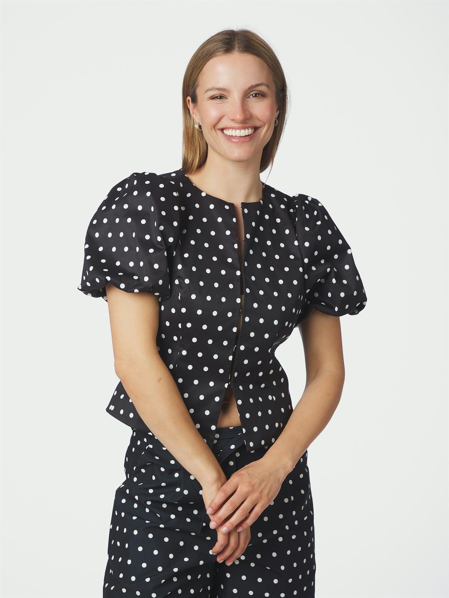 NEO NOIR Anela Dot Blouse