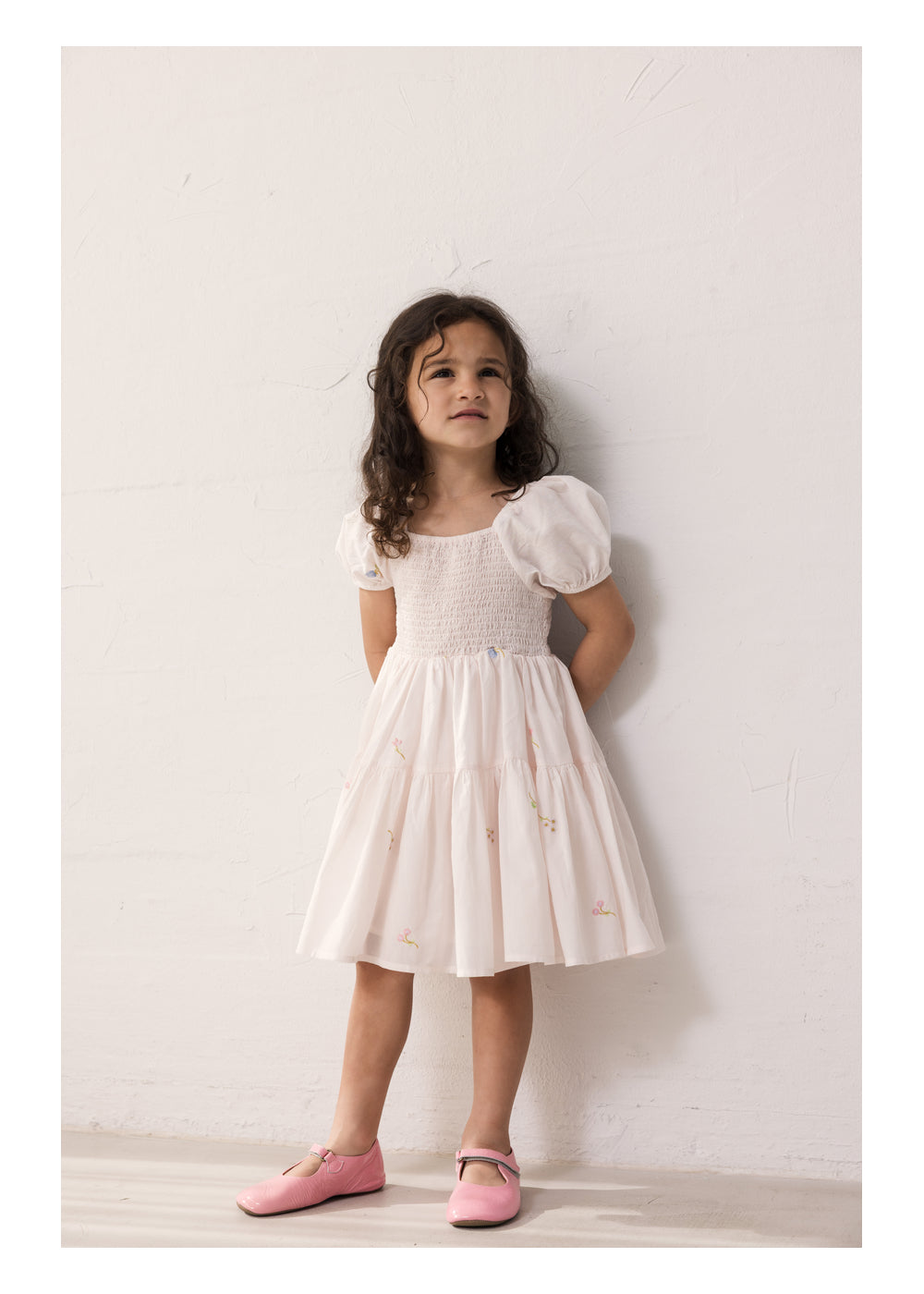 MARMAR COPENHAGEN 3-12ÅR Dyman Dress Lys Rosa - Farmor Ingvarda