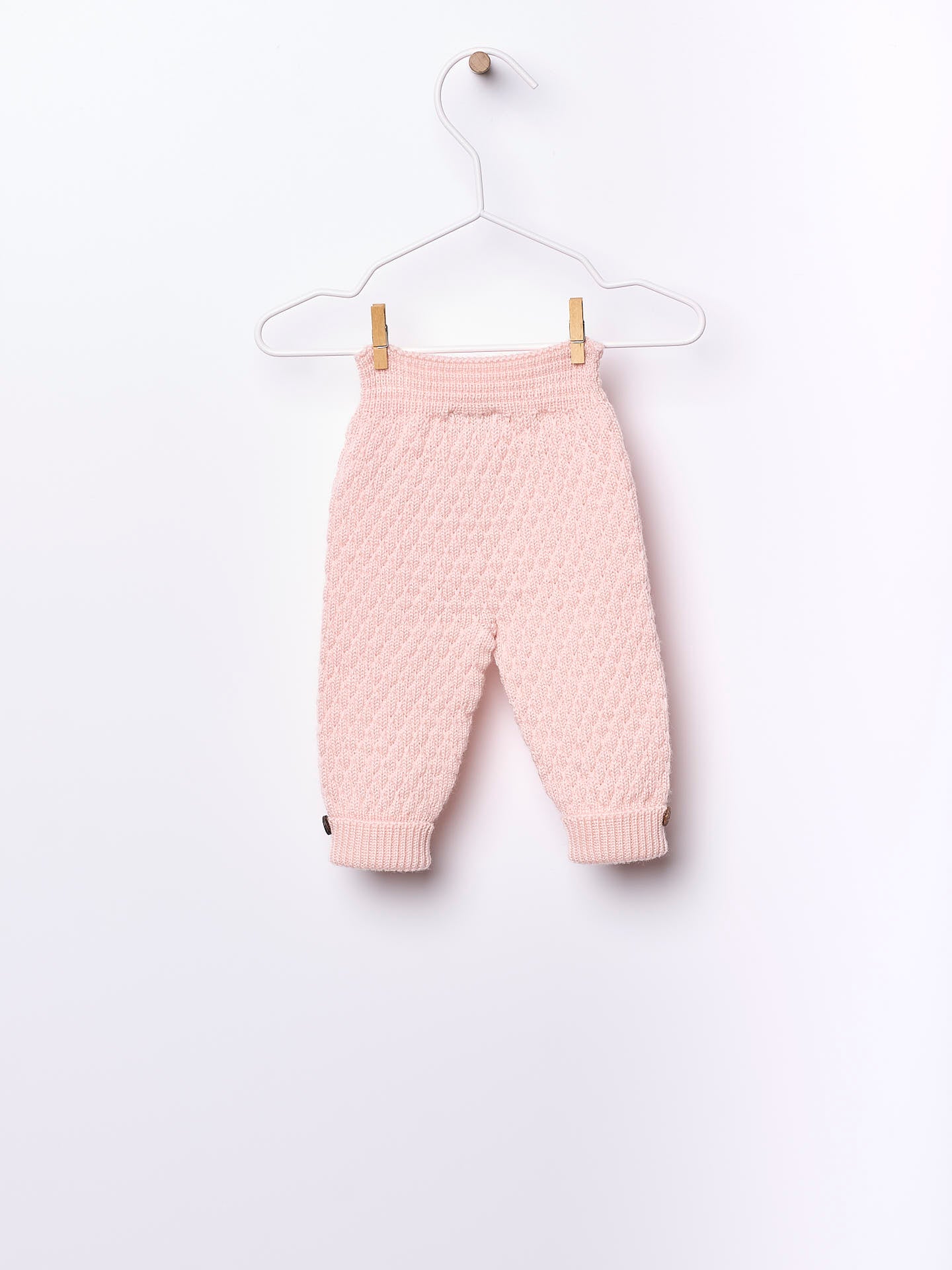 WEDOBLE Strikket bukse Mønster,Ull Lys Rosa