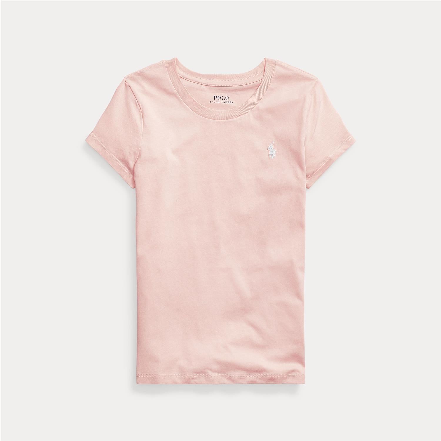 RALPH LAUREN 8-16År T-skjorte liten logo,Jente Lys Rosa