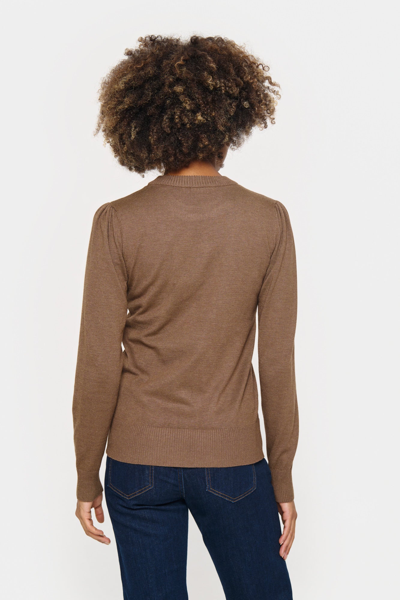 SAINT TROPEZ Mila pullover Brun