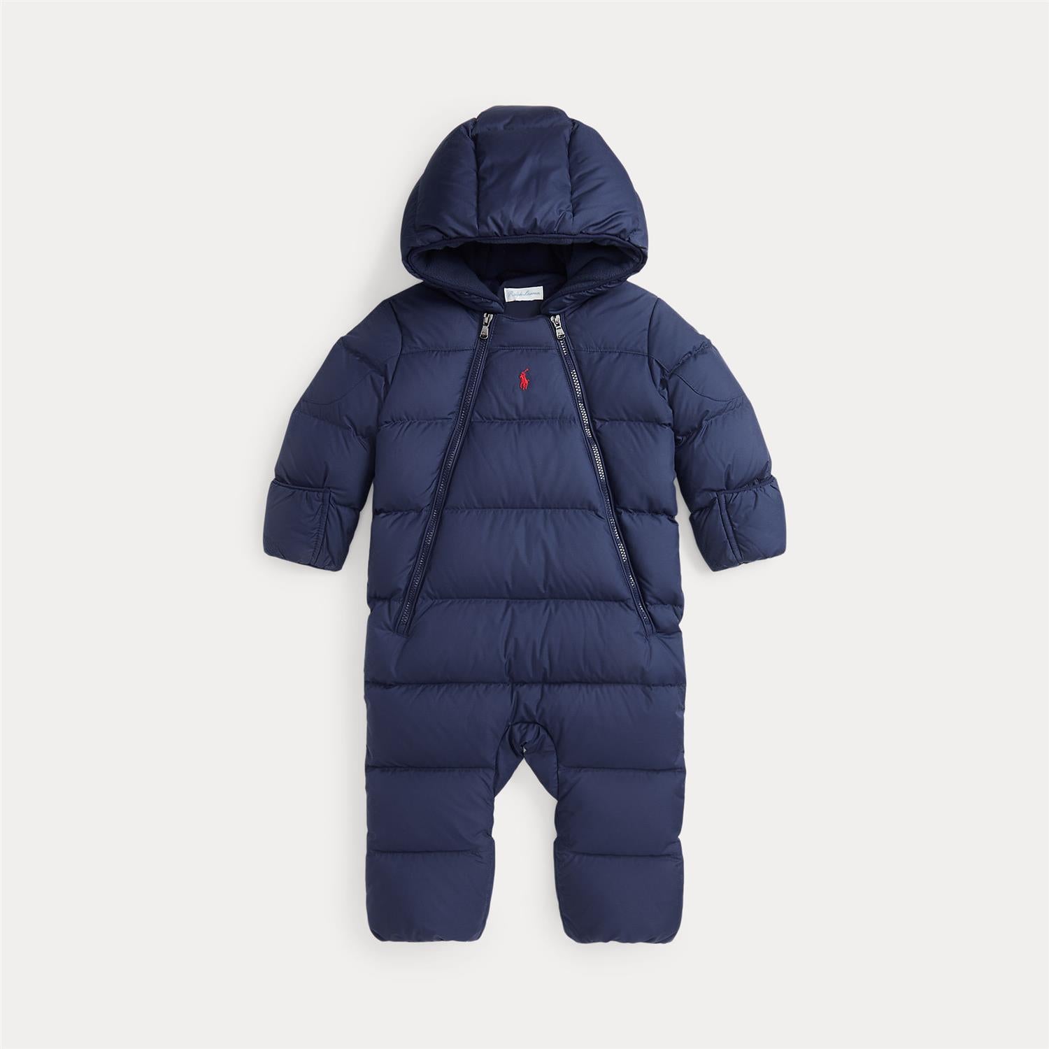 RALPH LAUREN Baby 0-24mnd. Down hooded bunting Mørkeblå