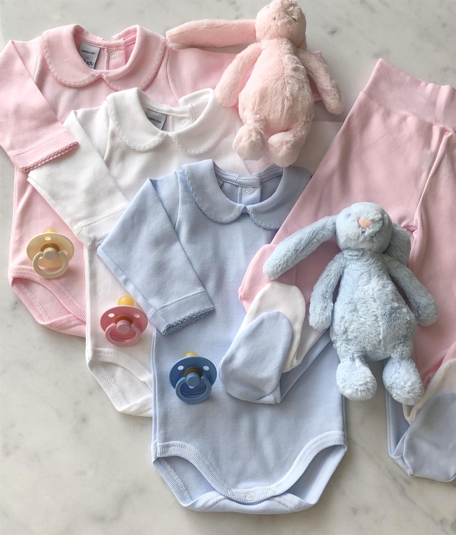 BABIDU 1190 Body M/Krage Hvit