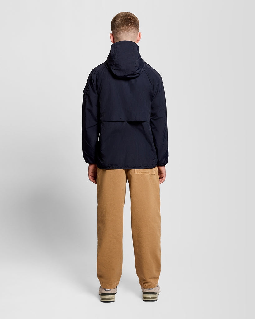 LYLE & SCOTT Hooded Windbreaker Jacket Mørkeblå - Farmor Ingvarda