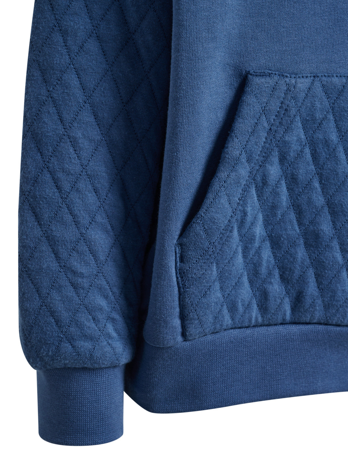 HUMMEL 0-4ÅR Loose Quilt Sweatshirt Mellomblå