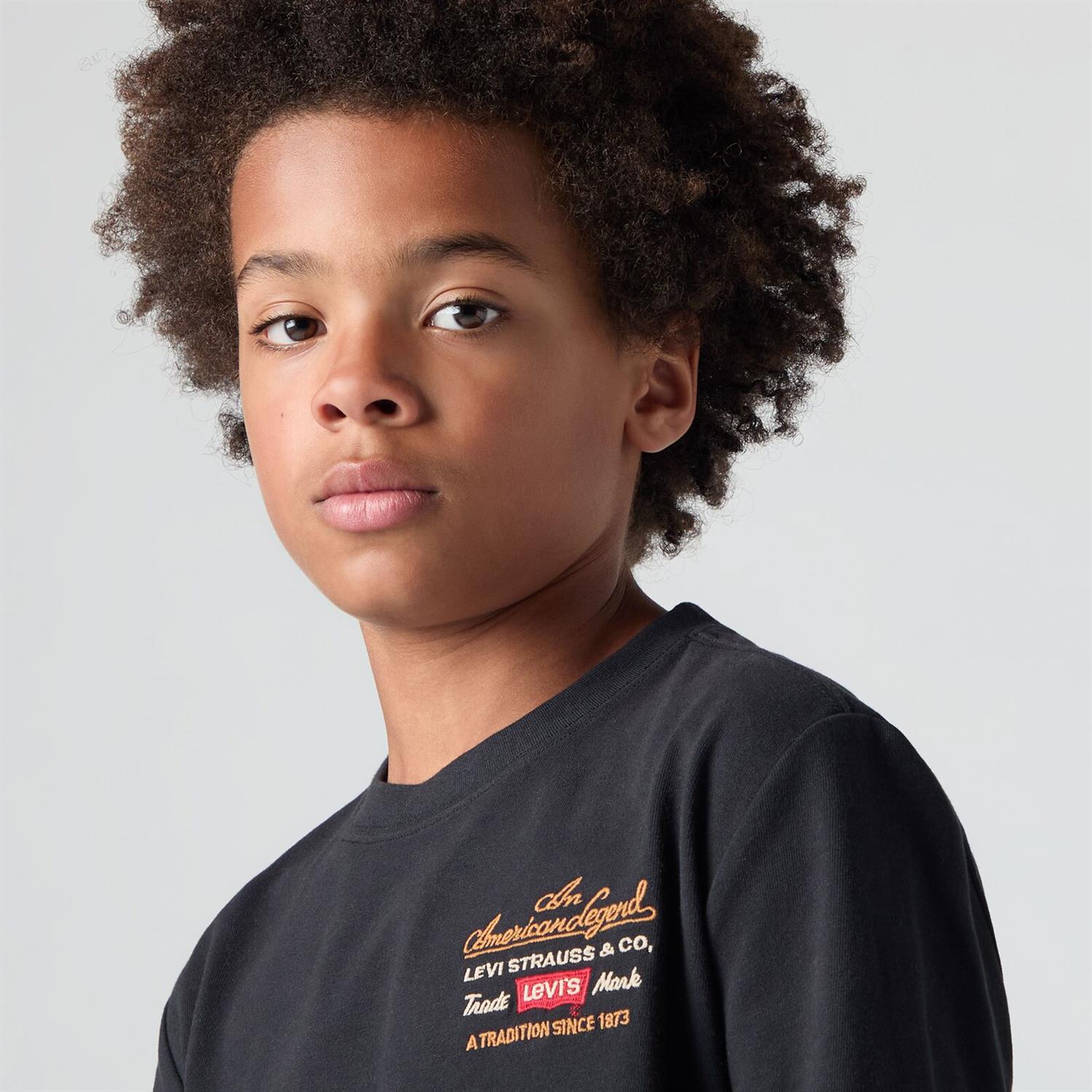 LEVIS Genser m/brodert logo Svart