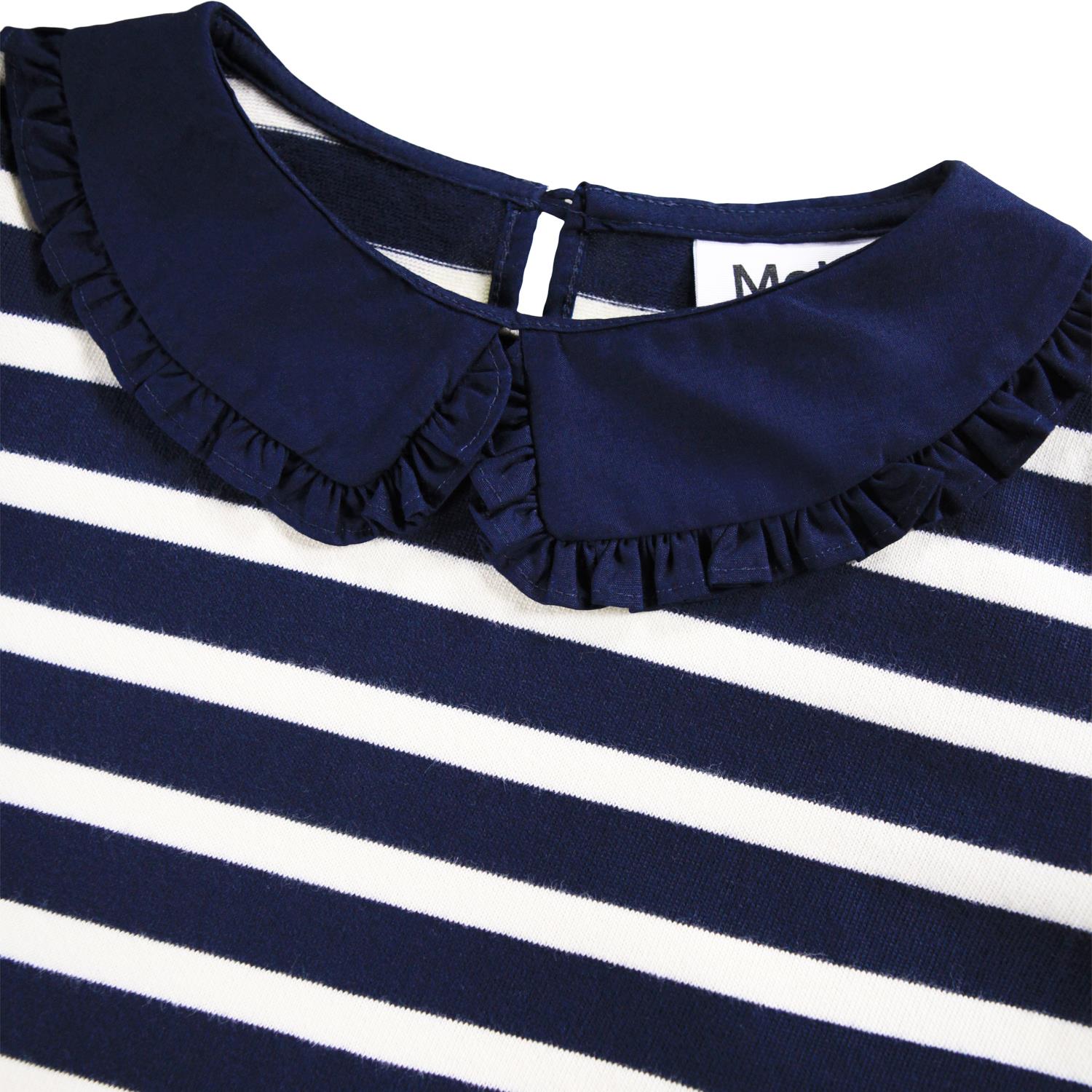 MOLO 4-12ÅR Rama Genser Mørkeblå/Krem
