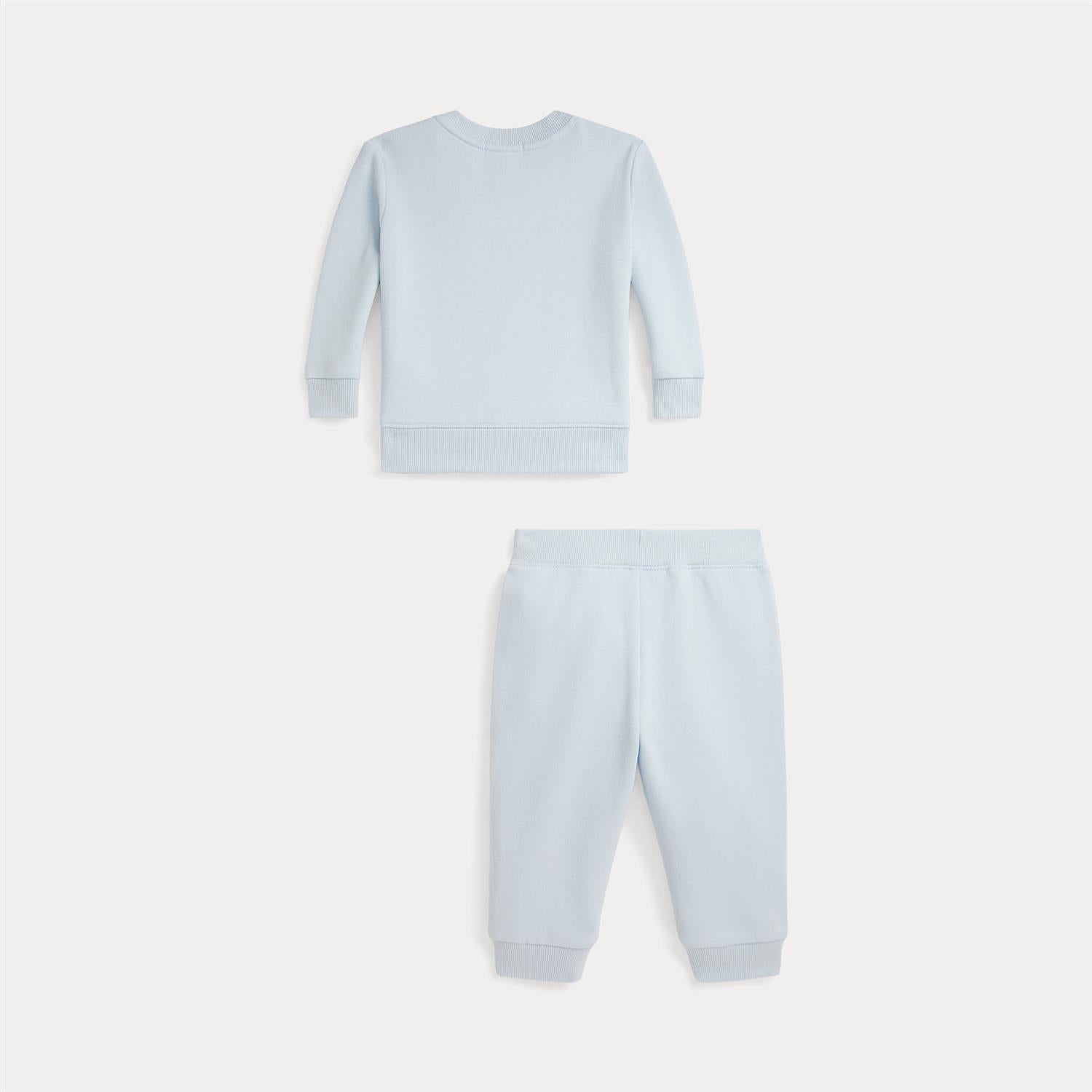 RALPH LAUREN Baby 0-24mnd. Polo Bear 2delt dress Lyseblå