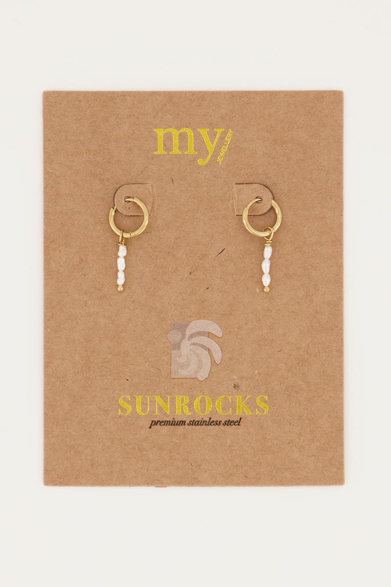 MY JEWELLERY Earrings three freshwater pearls