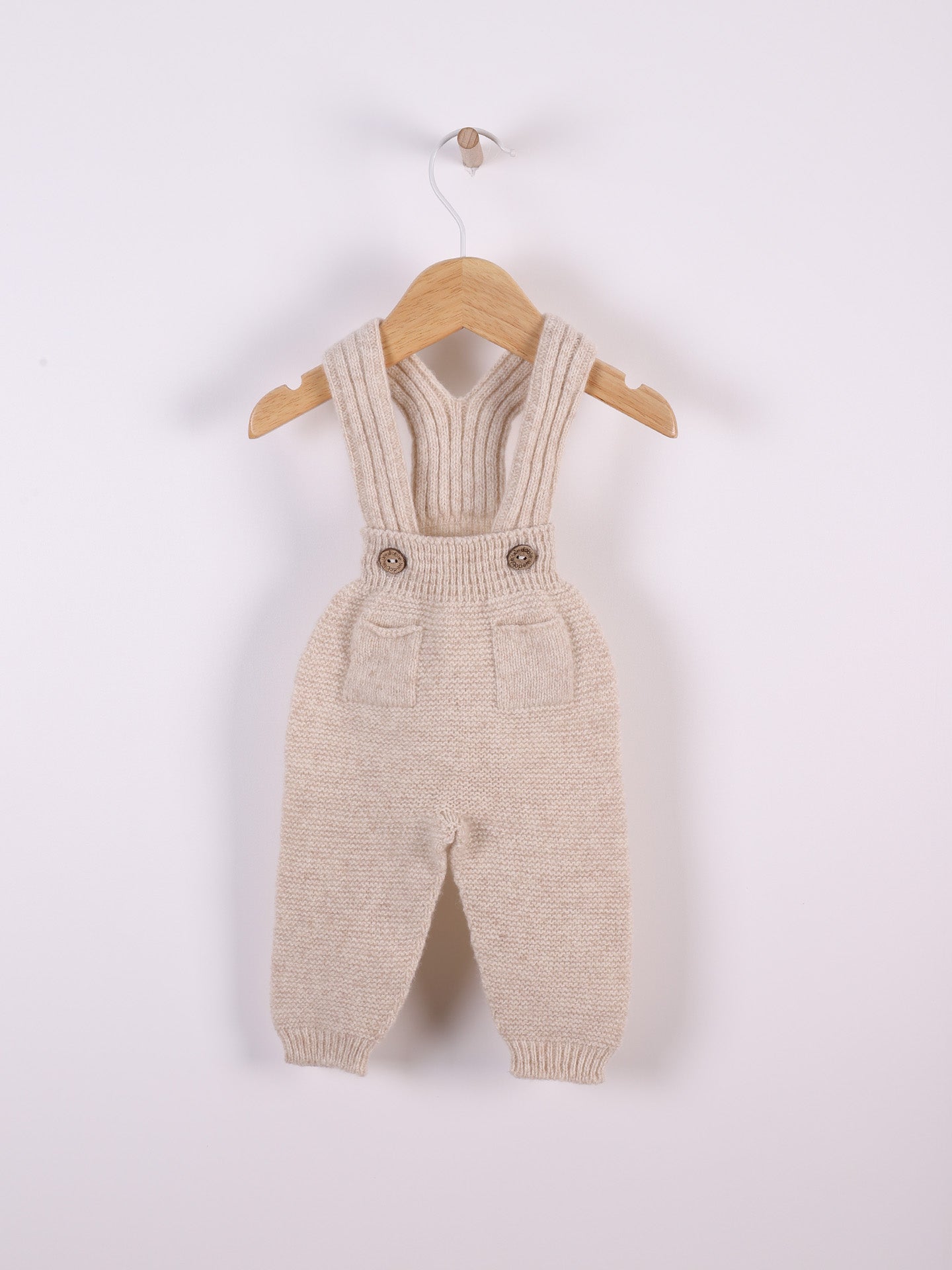 WEDOBLE Strikket Selebukse,Ull Beige Melert