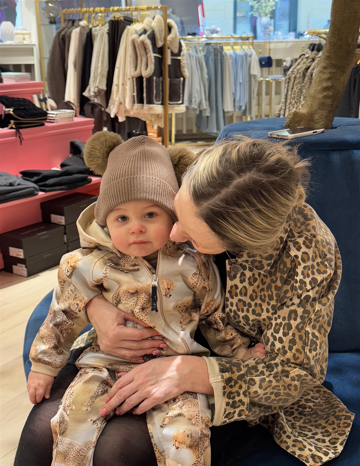 MOLO 0-4ÅR Hill soft shell dress Beige - Farmor Ingvarda