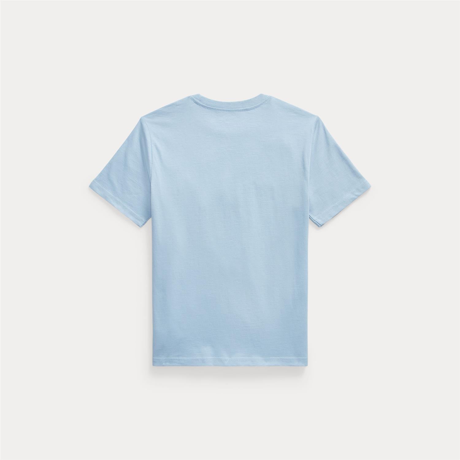 RALPH LAUREN 8-16År T-skjorte liten logo Lyseblå